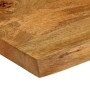 Solid mango wood natural edge table top 70x40x3.8 cm by , Table tops - Ref: Foro24-370777, Price: 53,78 €, Discount: %