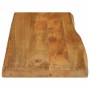 Solid mango wood natural edge table top 100x40x3.8 cm by , Table tops - Ref: Foro24-370780, Price: 70,02 €, Discount: %