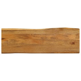 Solid mango wood natural edge table top 120x40x3.8 cm by , Table tops - Ref: Foro24-370782, Price: 83,99 €, Discount: %