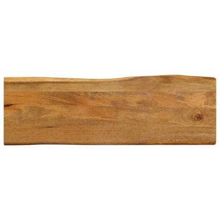 Solid mango wood natural edge table top 120x40x3.8 cm by , Table tops - Ref: Foro24-370782, Price: 83,19 €, Discount: %