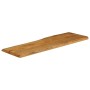 Solid mango wood natural edge table top 120x40x3.8 cm by , Table tops - Ref: Foro24-370782, Price: 83,19 €, Discount: %