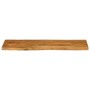 Solid mango wood natural edge table top 120x40x3.8 cm by , Table tops - Ref: Foro24-370782, Price: 83,19 €, Discount: %