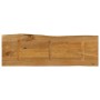 Solid mango wood natural edge table top 120x40x3.8 cm by , Table tops - Ref: Foro24-370782, Price: 83,19 €, Discount: %