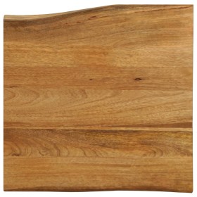 Solid mango wood natural edge table top 80x80x3.8 cm by , Table tops - Ref: Foro24-370794, Price: 114,37 €, Discount: %