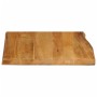 Solid mango wood natural edge table top 80x80x3.8 cm by , Table tops - Ref: Foro24-370794, Price: 103,99 €, Discount: %