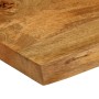 Solid mango wood natural edge table top 80x80x3.8 cm by , Table tops - Ref: Foro24-370794, Price: 114,22 €, Discount: %