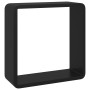 Cube wall shelves 3 units black MDF by vidaXL, Shelves and shelves - Ref: Foro24-323953, Price: 40,39 €, Discount: %