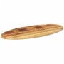 Solid mango wood oval table top 110x50x3.8 cm by , Table tops - Ref: Foro24-370833, Price: 84,99 €, Discount: %