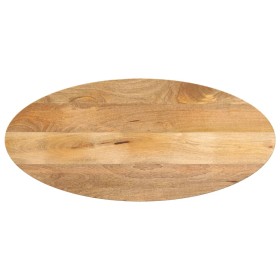 Solid mango wood oval table top 80x40x2.5 cm by , Table tops - Ref: Foro24-370838, Price: 42,98 €, Discount: %