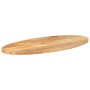 Solid mango wood oval table top 120x60x2.5 cm by , Table tops - Ref: Foro24-370846, Price: 77,43 €, Discount: %