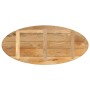 Solid mango wood oval table top 120x60x2.5 cm by , Table tops - Ref: Foro24-370846, Price: 77,43 €, Discount: %