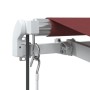 Automatic retractable awning with LED lights burgundy 600x300 cm by , Awnings - Ref: Foro24-3214981, Price: 793,47 €, Discoun...