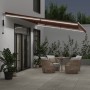 Automatic retractable awning with brown LED lights 600x300 cm by , Awnings - Ref: Foro24-3215386, Price: 792,33 €, Discount: %