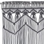 Anthracite gray cotton macramé curtain 140x240 cm by vidaXL, Curtains and curtains - Ref: Foro24-323994, Price: 45,15 €, Disc...