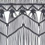 Anthracite gray cotton macramé curtain 140x240 cm by vidaXL, Curtains and curtains - Ref: Foro24-323994, Price: 45,15 €, Disc...