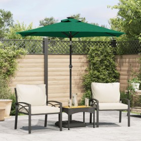 Garden umbrella with green steel pole 225x225x212 cm by , Umbrellas - Ref: Foro24-4005059, Price: 50,99 €, Discount: %