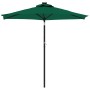 Garden umbrella with green steel pole 225x225x212 cm by , Umbrellas - Ref: Foro24-4005059, Price: 54,93 €, Discount: %