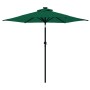 Garden umbrella with green steel pole 225x225x212 cm by , Umbrellas - Ref: Foro24-4005059, Price: 54,93 €, Discount: %