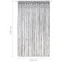 Anthracite gray cotton macramé curtain 140x240 cm by vidaXL, Curtains and curtains - Ref: Foro24-323994, Price: 45,15 €, Disc...