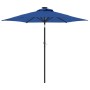 Garden umbrella with blue steel pole 225x225x212 cm by , Umbrellas - Ref: Foro24-4005065, Price: 50,44 €, Discount: %