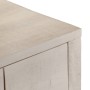 Solid white mango wood console table 110x35x75 cm by , Side tables - Ref: Foro24-4009375, Price: 201,59 €, Discount: %