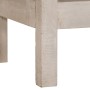 Solid white mango wood console table 110x35x75 cm by , Side tables - Ref: Foro24-4009375, Price: 201,59 €, Discount: %