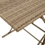 Garten-Essgruppe 7-teilig mit Kissen aus synthetischem Rattan in Beige. von , Gartensets - Ref: Foro24-369013, Preis: 341,23 ...