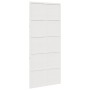 Puerta de granero madera maciza pino blanca 90x208 cm de , Puertas - Ref: Foro24-850642, Precio: 123,47 €, Descuento: %