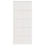 Puerta de granero madera maciza pino blanca 90x208 cm de , Puertas - Ref: Foro24-850642, Precio: 123,47 €, Descuento: %