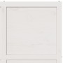 Puerta de granero madera maciza pino blanca 90x208 cm de , Puertas - Ref: Foro24-850642, Precio: 123,47 €, Descuento: %