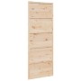 Solid pine wood barn door 80x208 cm by , Doors - Ref: Foro24-850635, Price: 90,99 €, Discount: %