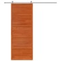 Puerta de granero madera maciza pino marrón miel 80x208 cm de , Puertas - Ref: Foro24-850637, Precio: 107,06 €, Descuento: %