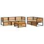 Garden sofa set with 6 pieces, solid acacia wood, and cushions. by , Garden sets - Ref: Foro24-3214920, Price: 789,02 €, Disc...