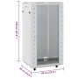 Rack de servidores patas giratorias 22U 19" IP20 60x60x120 cm de , Sistemas de almacenamiento de red - Ref: Foro24-30269, Pre...