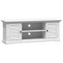 Engineered wood TV stand in white, 110x30x41 cm by , TV Furniture - Ref: Foro24-4009903, Price: 193,12 €, Discount: %