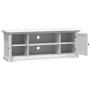 Engineered wood TV stand in white, 110x30x41 cm by , TV Furniture - Ref: Foro24-4009903, Price: 193,12 €, Discount: %