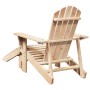 Adirondack-Stuhl mit massiver Fichtenholz-Ottomane. von , Gartenstühle - Ref: Foro24-4007240, Preis: 85,00 €, Rabatt: %