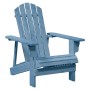 Adirondack chair with solid blue spruce ottoman by , Garden chairs - Ref: Foro24-4007242, Price: 93,19 €, Discount: %