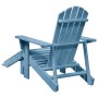 Adirondack chair with solid blue spruce ottoman by , Garden chairs - Ref: Foro24-4007242, Price: 93,19 €, Discount: %