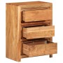 Cómoda de madera maciza de acacia 55x33x75 cm de , Cajoneras - Ref: Foro24-4008894, Precio: 193,76 €, Descuento: %