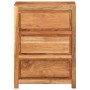 Cómoda de madera maciza de acacia 55x33x75 cm de , Cajoneras - Ref: Foro24-4008894, Precio: 193,76 €, Descuento: %