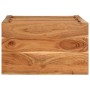 Cómoda de madera maciza de acacia 55x33x75 cm de , Cajoneras - Ref: Foro24-4008894, Precio: 193,76 €, Descuento: %