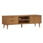 Mueble de TV MOLDE madera maciza de pino marrón 158x40x49 cm de , Muebles TV - Ref: Foro24-4013412, Precio: 166,05 €, Descuen...