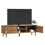 Mueble de TV MOLDE madera maciza de pino marrón 158x40x49 cm de , Muebles TV - Ref: Foro24-4013412, Precio: 166,05 €, Descuen...