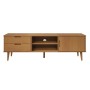 Mueble de TV MOLDE madera maciza de pino marrón 158x40x49 cm de , Muebles TV - Ref: Foro24-4013412, Precio: 166,05 €, Descuen...