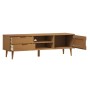 Mueble de TV MOLDE madera maciza de pino marrón 158x40x49 cm de , Muebles TV - Ref: Foro24-4013412, Precio: 166,05 €, Descuen...