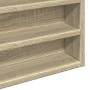 Vitrina de madera de ingeniería roble Sonoma 100x8,5x50 cm de , Estantes y estanterías - Ref: Foro24-847949, Precio: 49,99 €,...