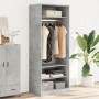 Engineered wood wardrobe in concrete gray, 80x50x200 cm by , Wardrobes - Ref: Foro24-3307696, Price: 177,18 €, Discount: %