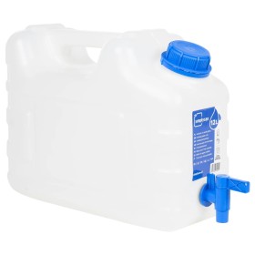 12-liter transparent plastic water jug with a tap by , Storage deposits - Ref: Foro24-155040, Price: 27,04 €, Discount: %