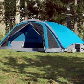 Waterproof blue family tent for 6 people by , tents - Ref: Foro24-94747, Price: 176,99 €, Discount: %